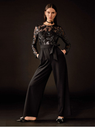 243763 Jumpsuit - Black (Joseph Ribkoff)